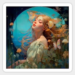 A dream of Fairy Lady Sticker